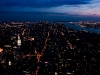Downtown NYC by sunset